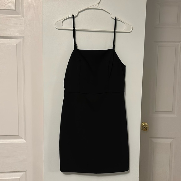 high low formal black dress Nightway 22268 Long Evening for $139.0 Size:US22W Sleeve Detail Black Lace Knee Length